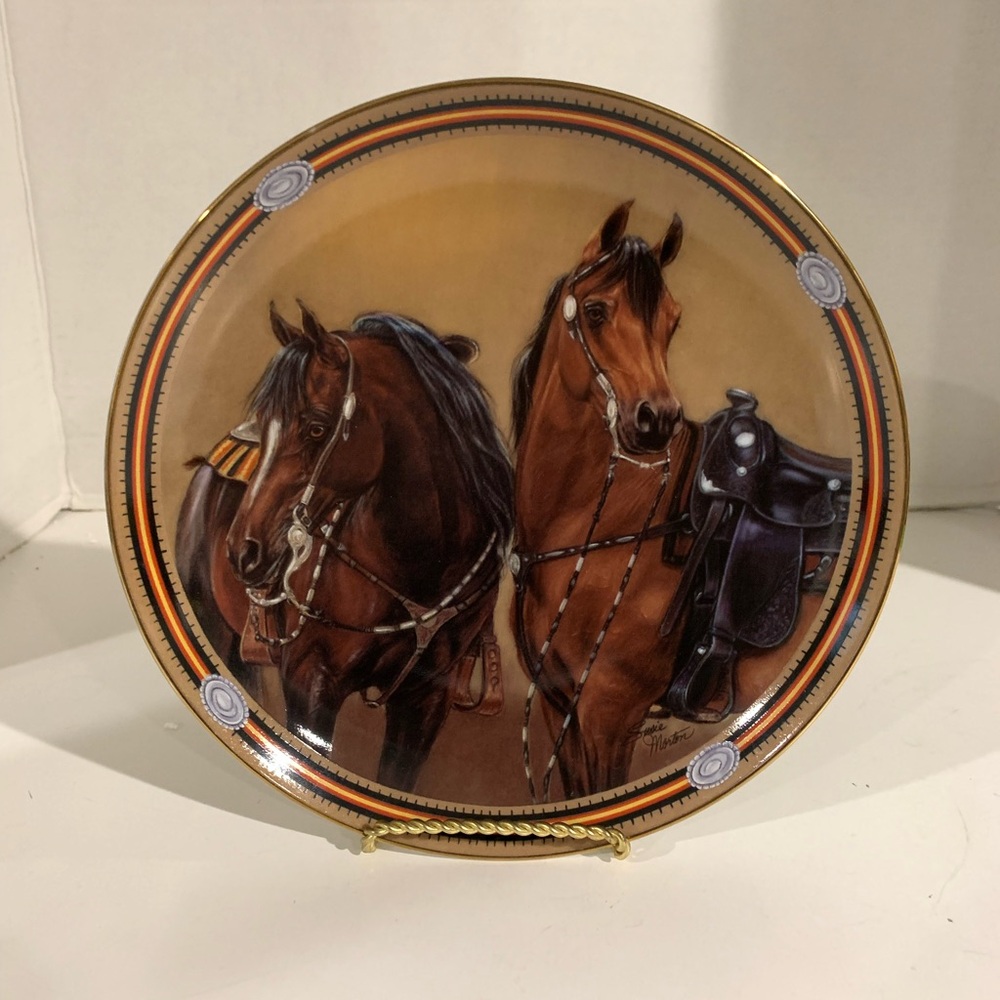 Danbury Mint Trailblazers by Susie Morton 8" Plate # B4926